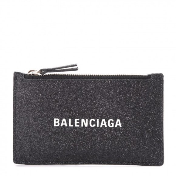 Balenciaga Handbags - Balenciaga Everyday Glitter Leather Zip Ca…